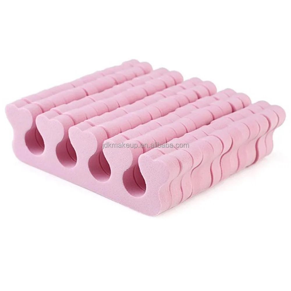  Hot sale soft sponge finger separator Makeup gel toe separators     Информация о