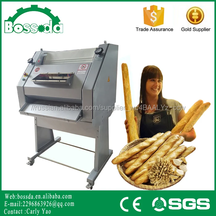 Bossda высокая эффективность автоматического французский хлеб рассыпаются в багет машина