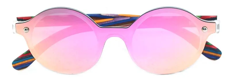 High quality dropshipping new trend product plastic pc wooden sunglasses with case