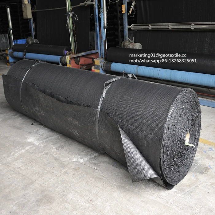 
Black color plastic PP geotextile fabric for embankment reinforcement 