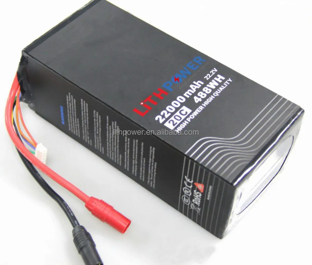 6S2P 22.2V 20AH LiFePO4 Battery Pack for DJI UAV drones