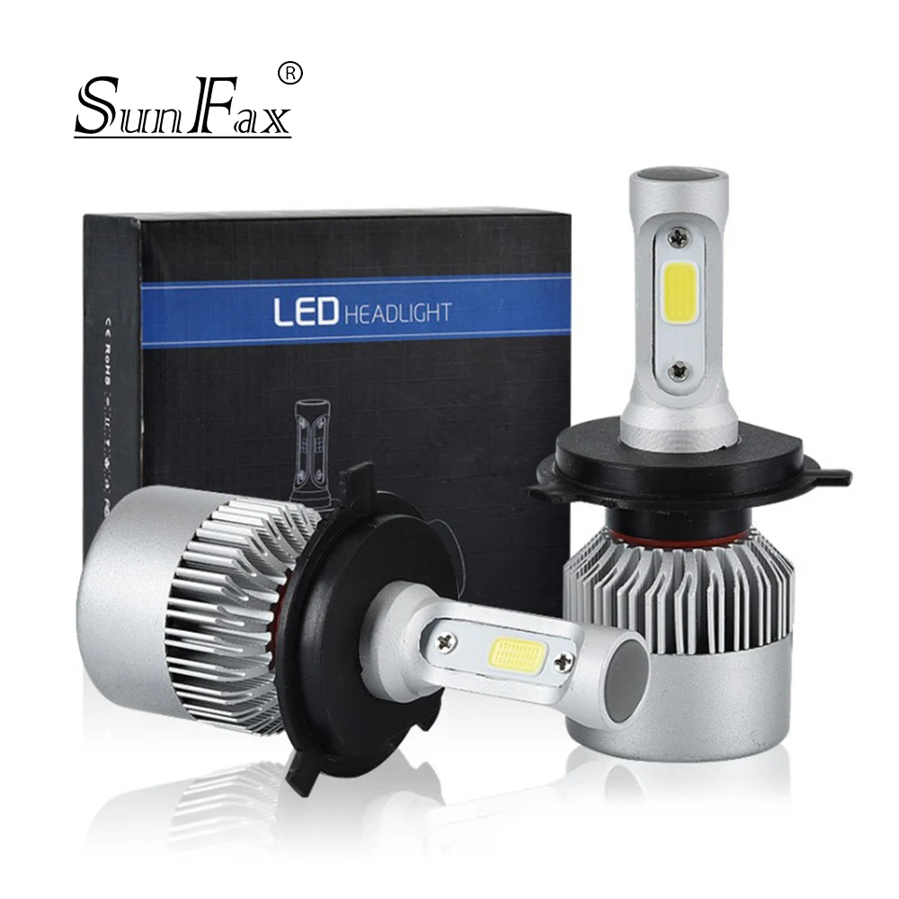 
Wholesale High Power Super Bright Auto Kit Cob 12V 24V H1 H11 headlight led h4,9005 9006 H7 Car Led Headlight H4 Bulbs 