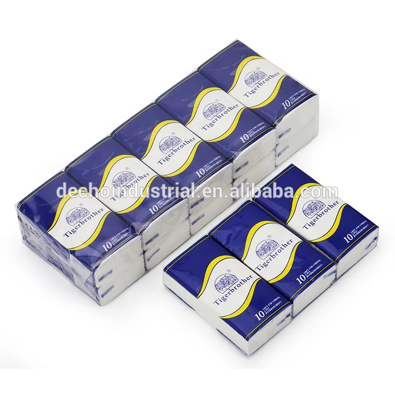 Pocket Tissue Box  Custom Pocket Tissues Facial Tissue 3 Ply Virgin Wood Pulp Individual Package