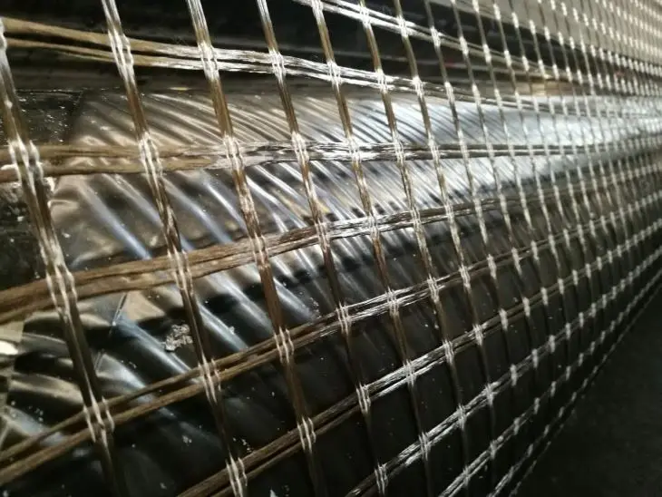 
Basalt fiber geogrid mesh for road construction 