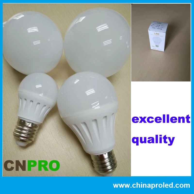 12W LED Bulbs Plastic High Lumen E27