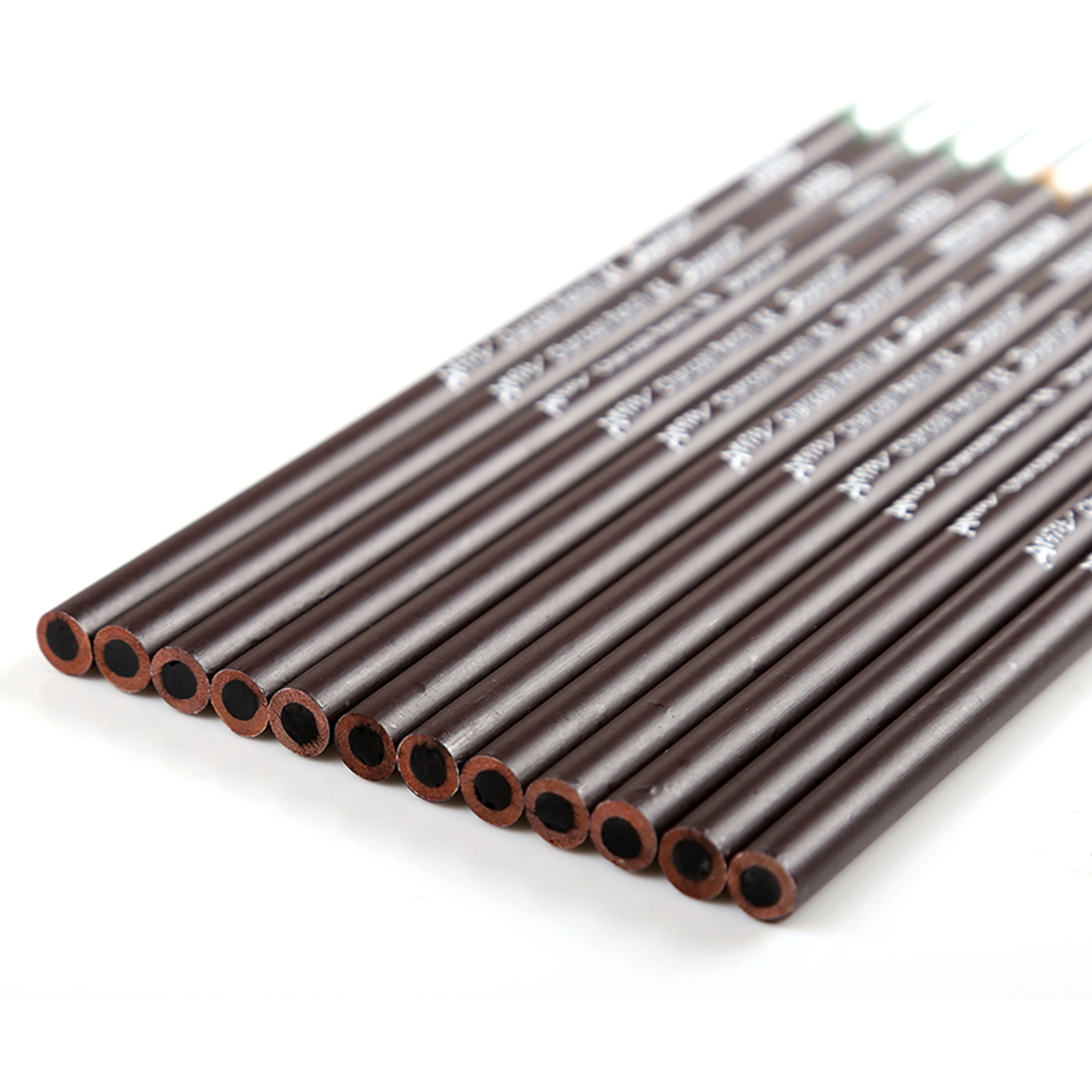 Превосходное 12 шт Профессиональный Жесткий средней мягкости угля эскиза карандаши для рисования набор для Artl Стандартный Карандаш для рукоделия