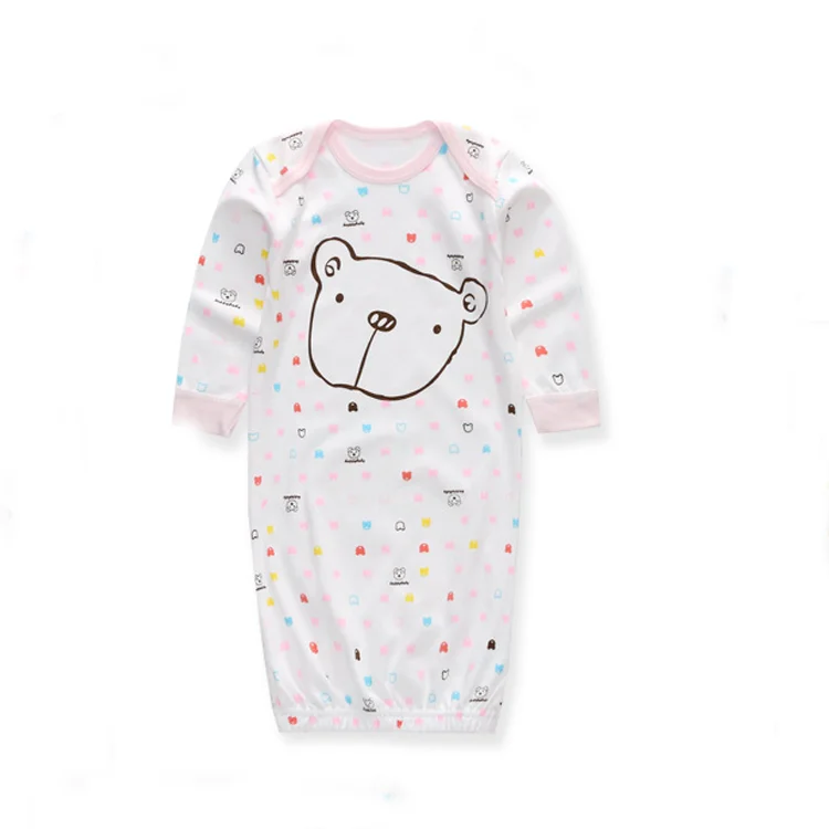 CYFOREVER wholesale newborn baby kids pajamas organic baby gown