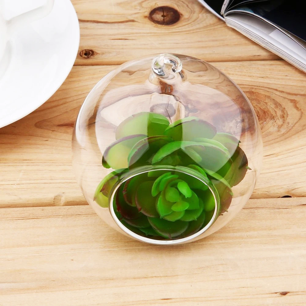 Home Decoration Decorative Vases Round Glass Vase, Floreros De Vidrio Flower Glass Vase