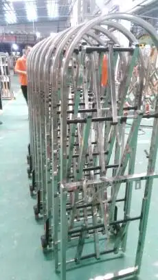 parking traffic barrier accordion barrier gate without motor QG-Z1704