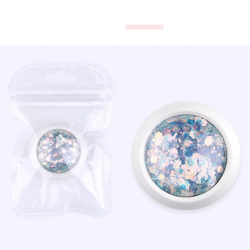 Fairy Pupil Mixed Glitter Powder Laser Tear Mole Eye Makeup Gradient Burst Glitter Powder Nail Jewelry