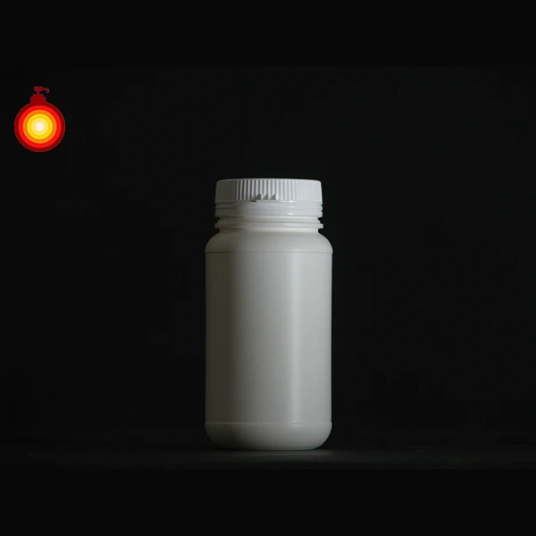 245ml-1200ml round PE medicine empty jar screw cap PE white pill jar child proof bottles plastic containers