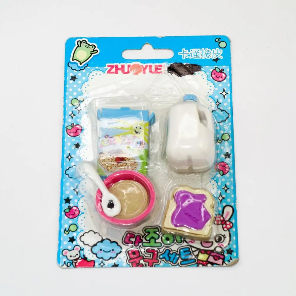 Nice cute novelty eraser for kids handmade toy eraser