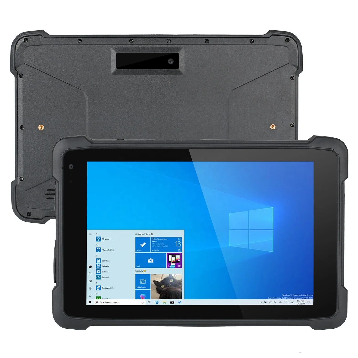 Wall mounted android OS industrial rugged waterproof tablet pc with NFC reader MT8100