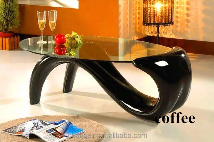 fancy high quality modern glass coffee table wholesale
