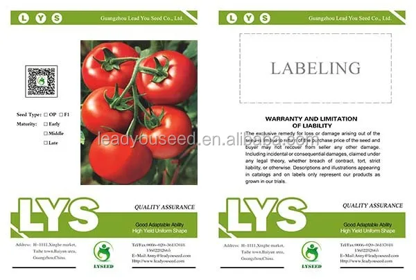 
T48 New jingfeng f1 hybrid red indeterminate seeds tomato 