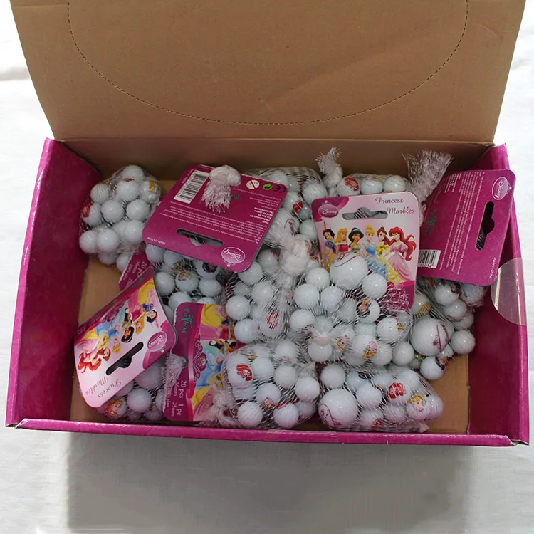 Wholesale custom printed playing glass marbles toy