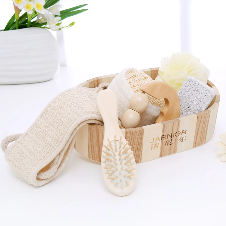 Подарочные изделия для ванной из натурального дерева