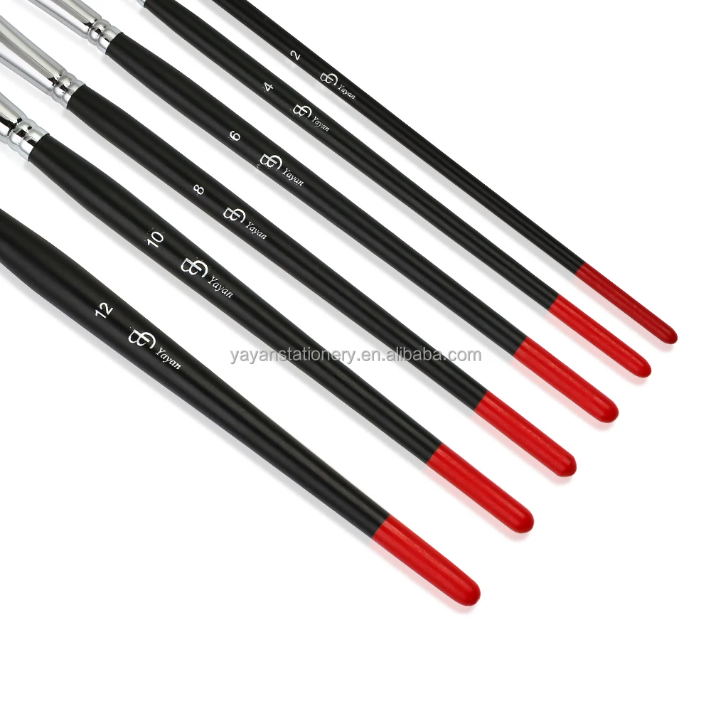 Gualified Art Factory Best Chung King Bristle Artist Paint Brush Set For Oil Painting