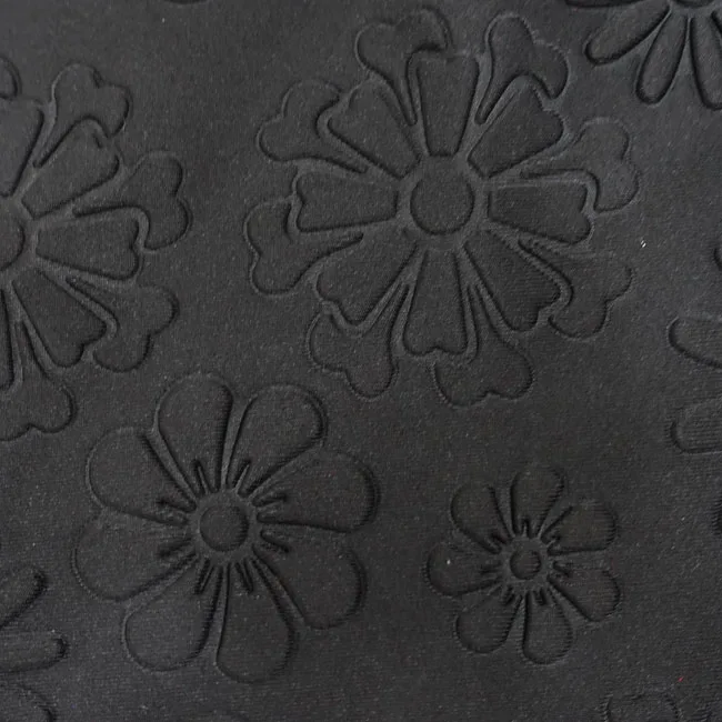 Various of pattern garment and women dress 3D embossed knitting velvet