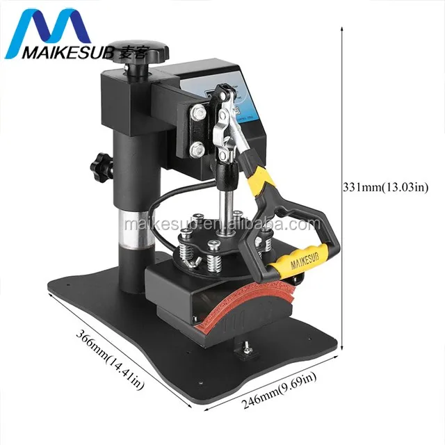 Maikesub Hot Sales Label Heat Press Machine sublimation Hat Heat Transfer Press Machine