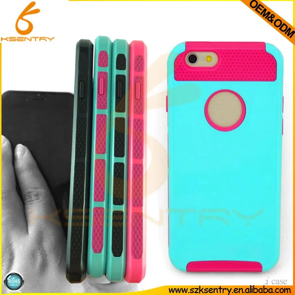 5.5 inch case for iphone 6 plus tpc+pc+uv case for iphone6 plus