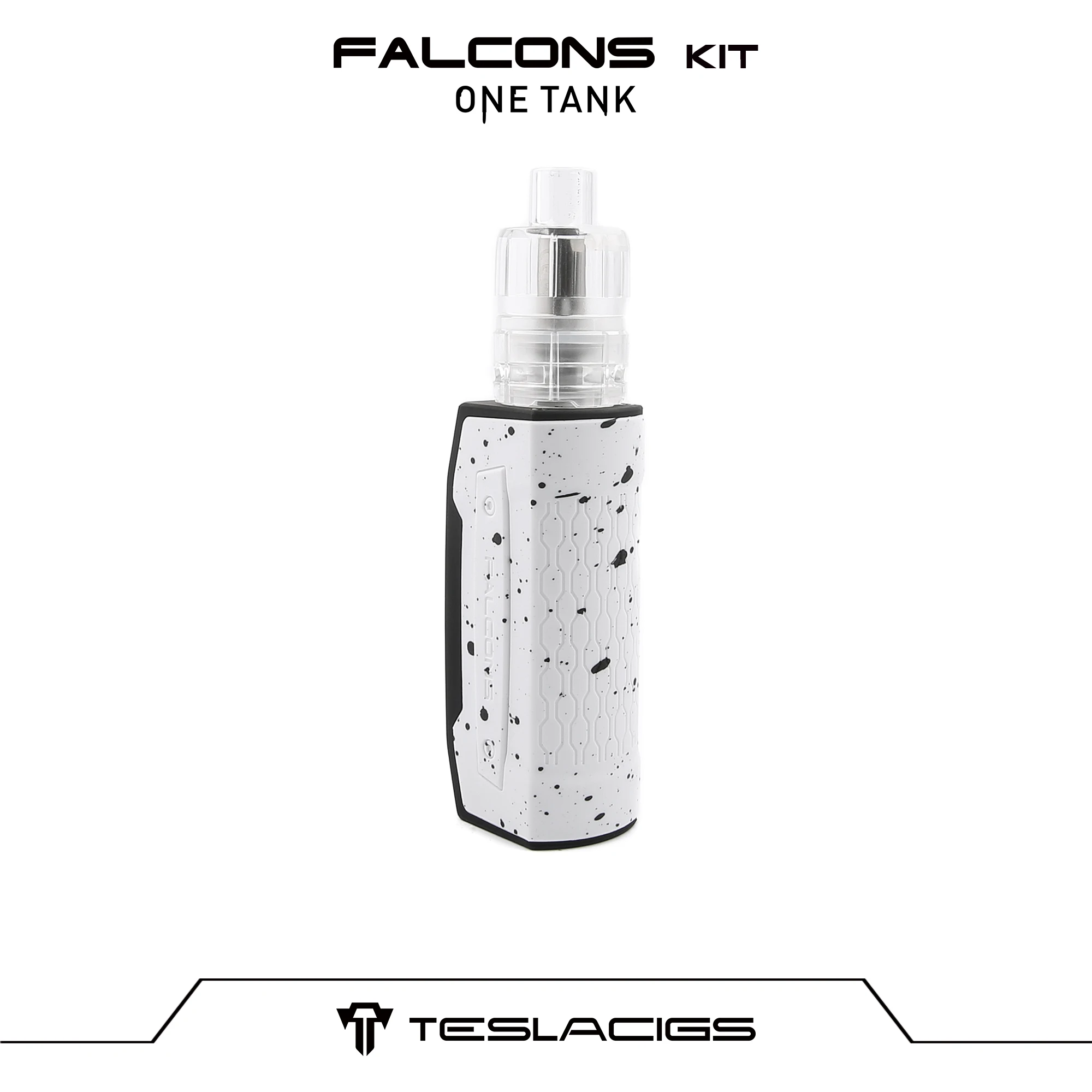 Food Grade Level Material Built-in 2000mAh Teslacigs Falcons ONE Tank New Vape Mod