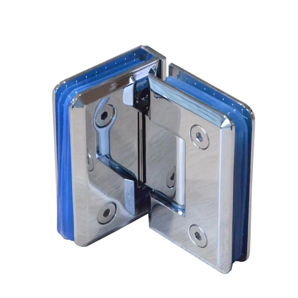 Стекло 90 градусов на стеклянный шарнир для душа