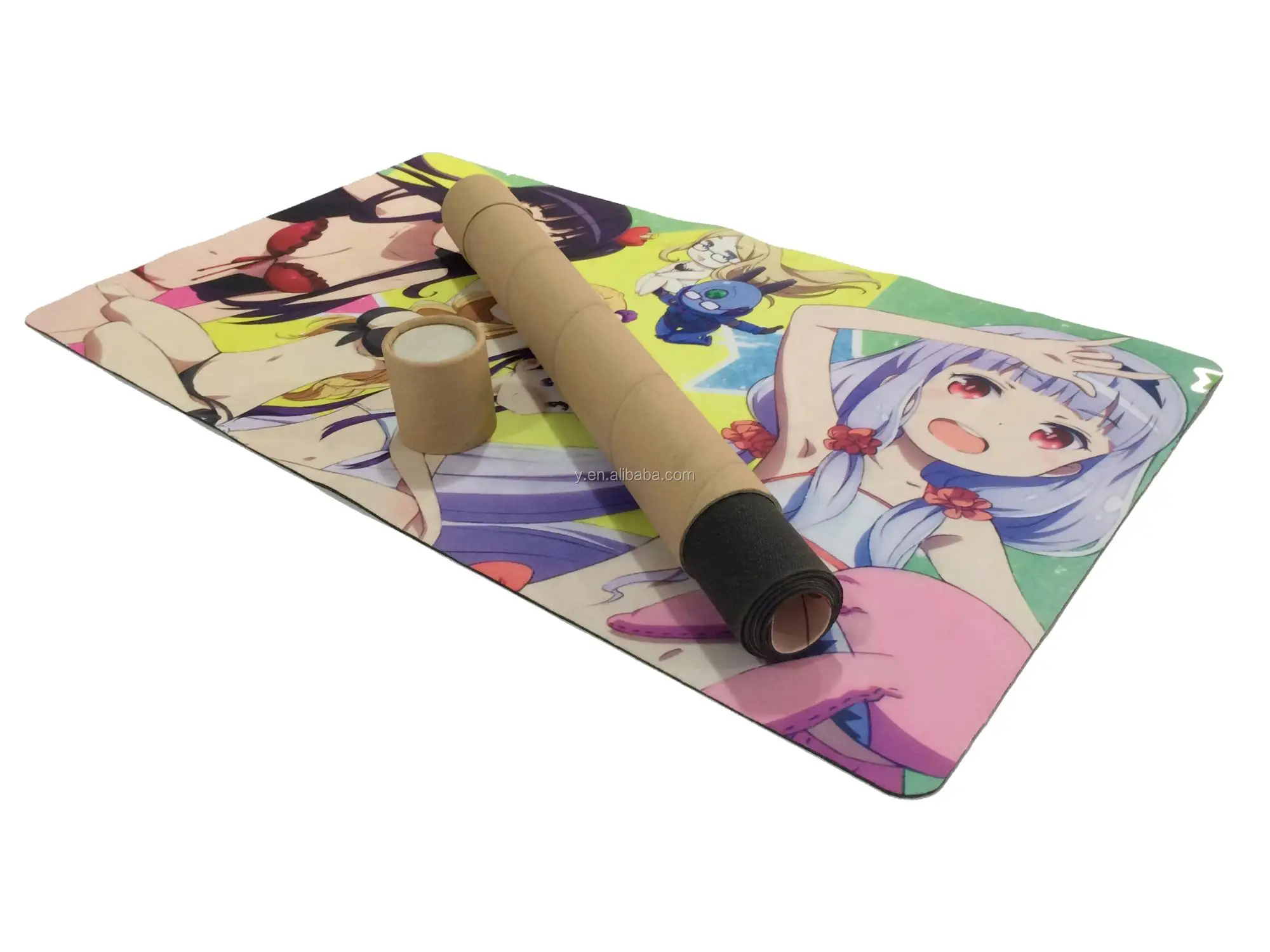anime rubber&fabric oversized board custom gaming mouse pad