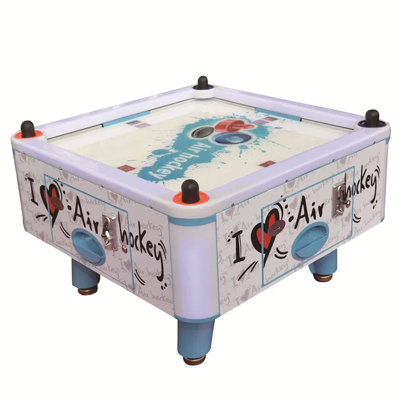 Hot selling game center coin operated Square Cube Air Hockey game and hockey pucks