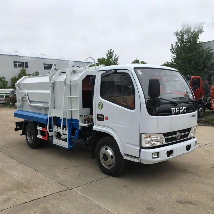 Новые 5 кубических Небольших Подвесных бочек мусоровозы для продажи тяжелых грузовиков