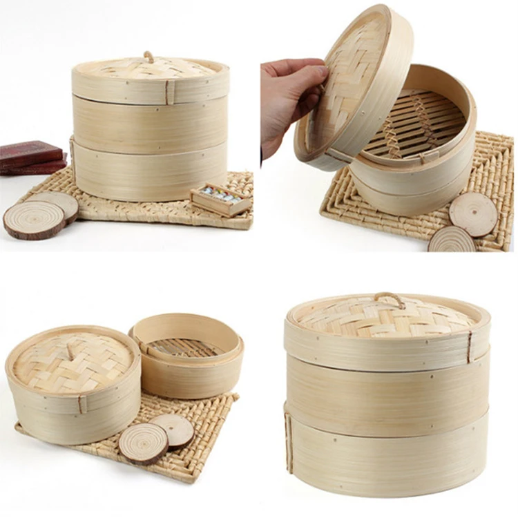 Dim sum gas food steamer,korea Craft bamboo steamer