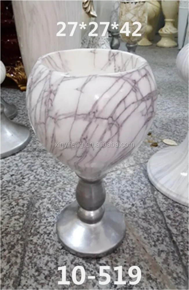 FRP Concise wedding table centerpieces resin hotel vase home decoration accessories