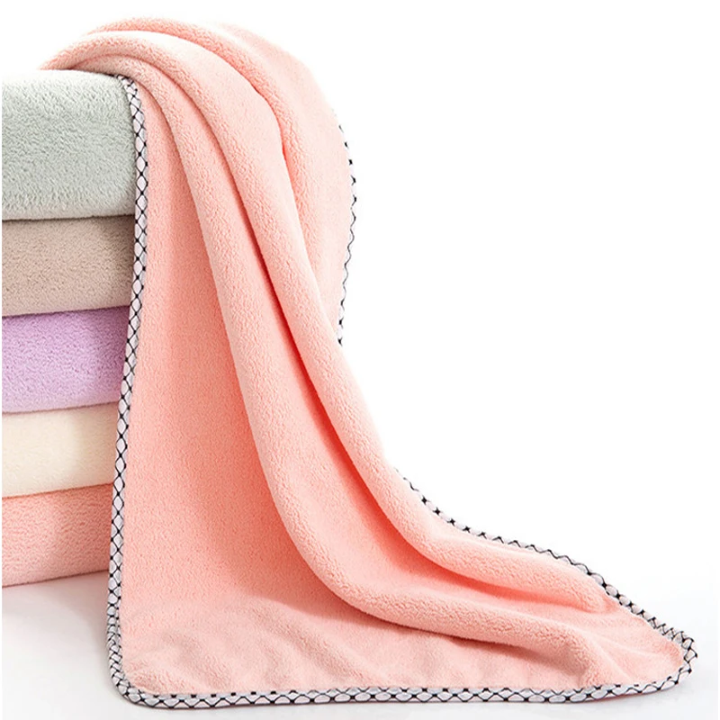 China Manufacturer Gift Coral Fleece Soft Water Absorbent Custom Microfiber Small Face Wash Towel