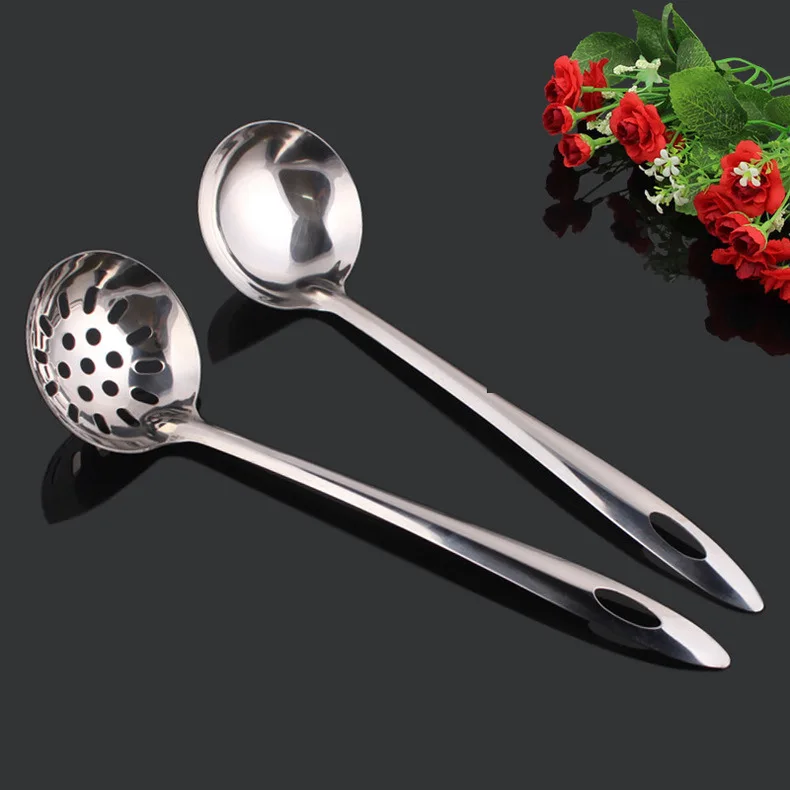 Hot korean stainless steel kitchenware bulk kitchen utensils cooking utensils spoon ladle