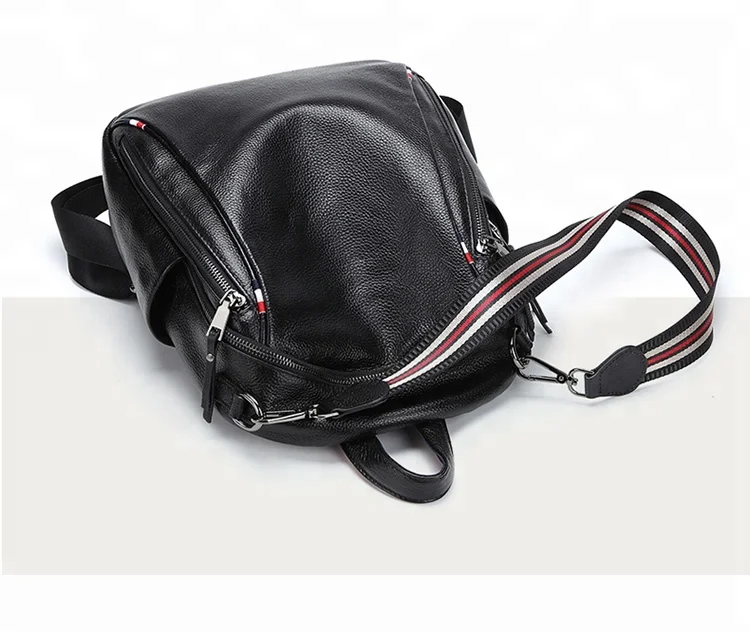 OEM Genuine vintage leather women backpack Fashon backpack for girl bag boy