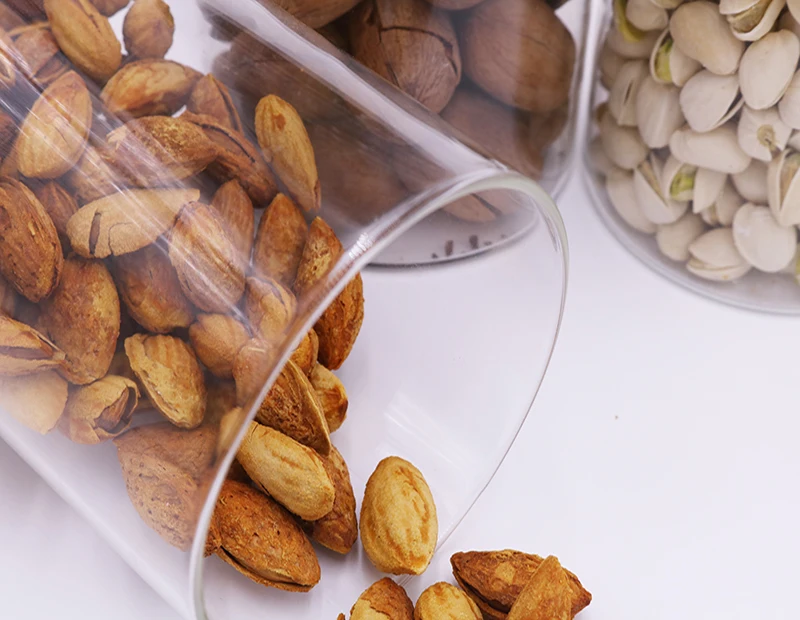 
Food grade glass jars for food packaging with stainless steel lids 