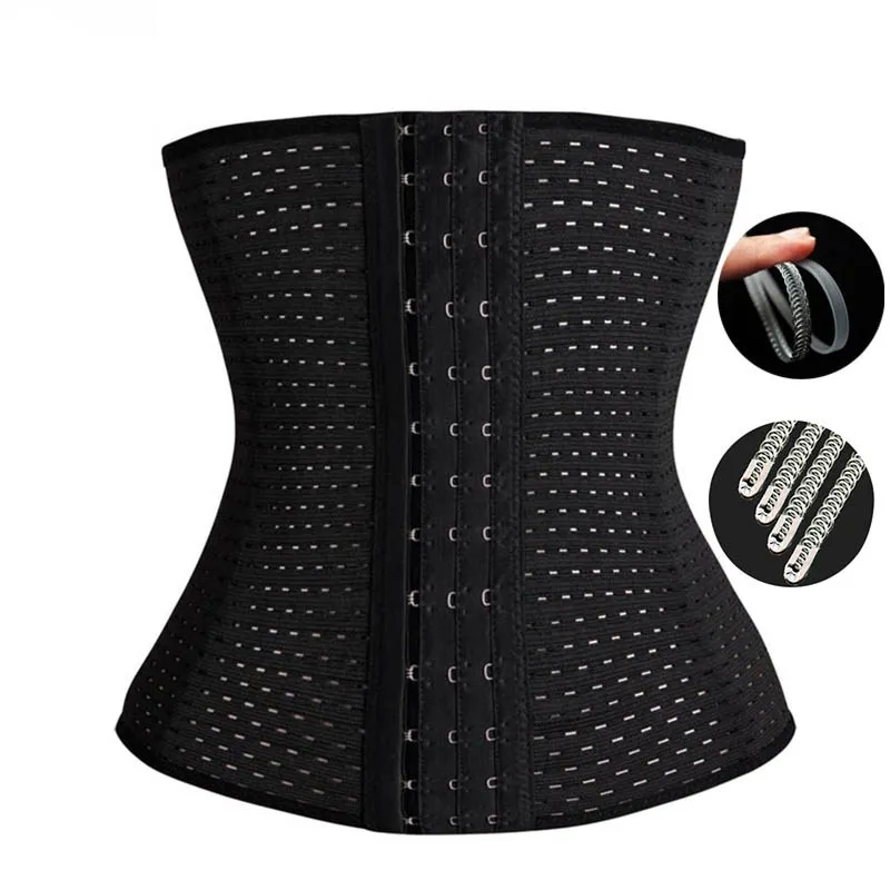 Breathable Mesh Waist Trainer Body Shaper Corset Belly Shapewear#SY-0036