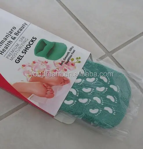 Moisturizing Socks Premium Spa Moisturizing Gel socks Green Color with Lavender Aroma