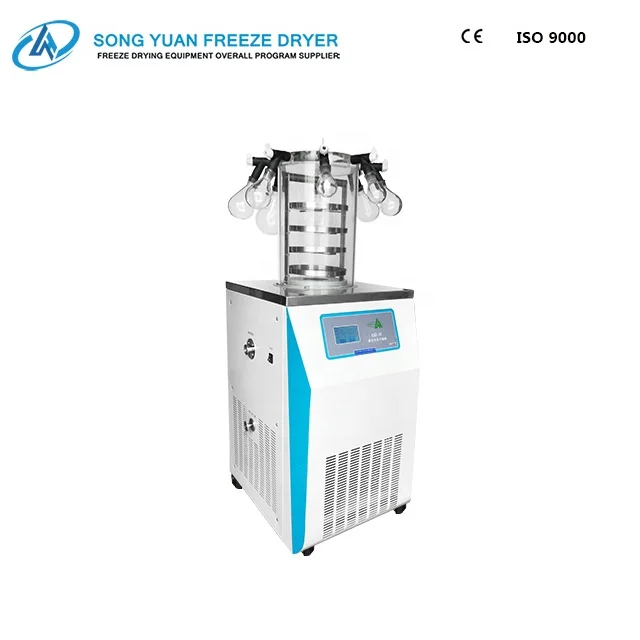 
small mini lab freeze dryer with low price China Vacuum lyophilizer LGJ-18C for fruit vegetables 