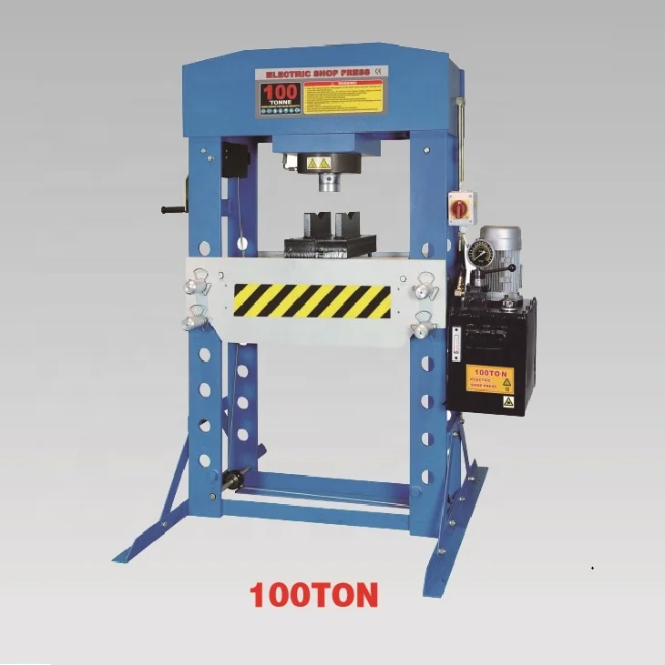 Hot Sales 100Ton Heavy Duty Air Hydraulic Shop Press Machine