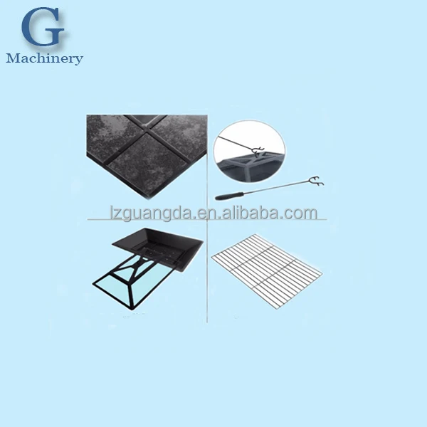 
Hot sale multi-function fire pit table charcoal barbeque fire pit table for home outdoor 