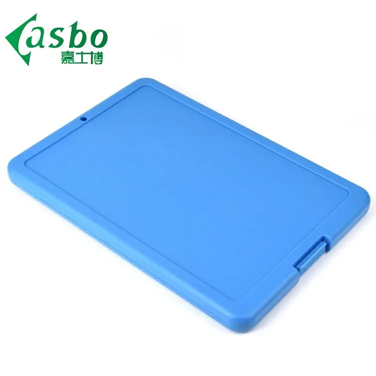 Case black boards with clip plastic clipboard storage