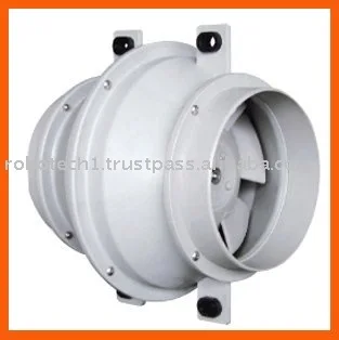 ROBOTECH  Easy installation Low-noise In-Line Duct Fan(Fluid-dynamic turbo type)/Mixed Flow Fan TJF-20B Made in Korea