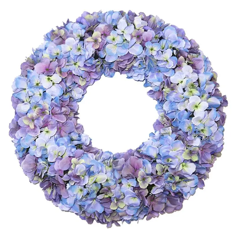 Лидер продаж цветок гортензии весенний венок для украшения двери