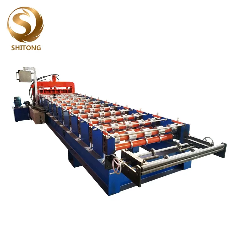 Машина для производства алюминиевых кровельных листов, машина для формовки рулонных листов