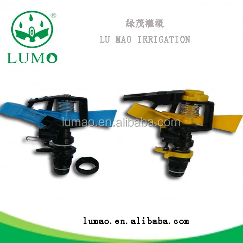 1/2' Full or Partial Circle Swivel Plastic Impact Sprinkler For On-Farm Irrigation and Garden Watering