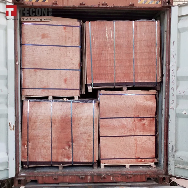 15mm Concrete Formwork Building Film Faced Plywood For Construction