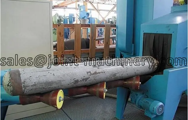 Ведущий качества газовый баллон дробеструйные машины/металлический крюк через дробеструйные машины