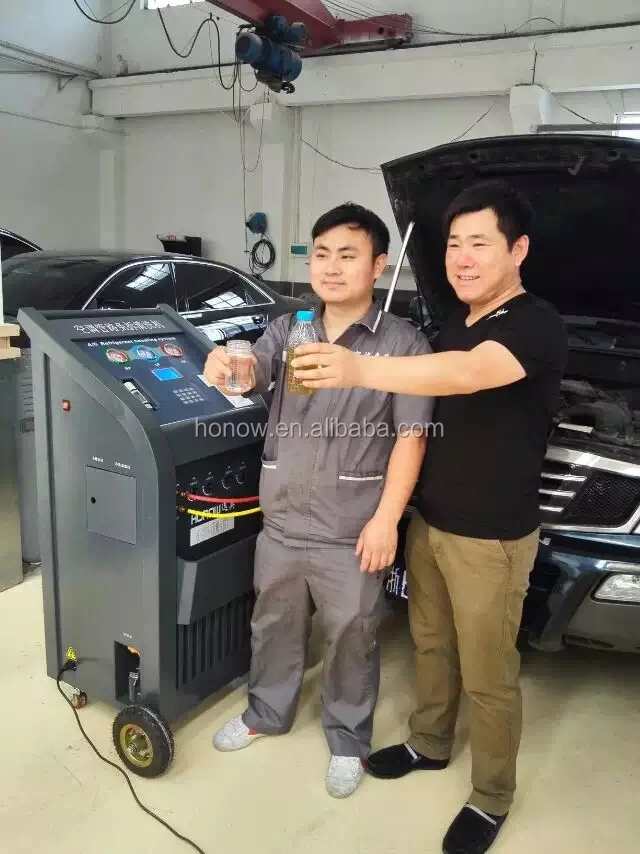 Fully automatic air conditioning work station,using SECOP brand compressor