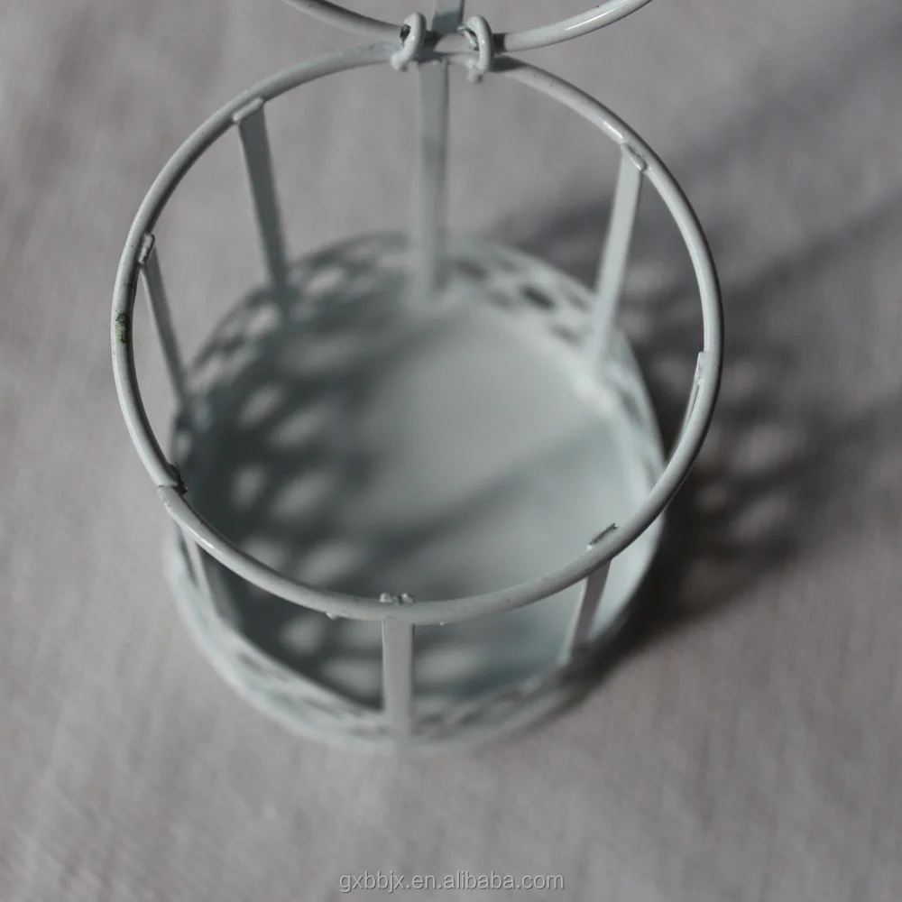 Рождественские пасхальные украшения мини декоративная металлическая проволочная клетка для птиц коробка конфет